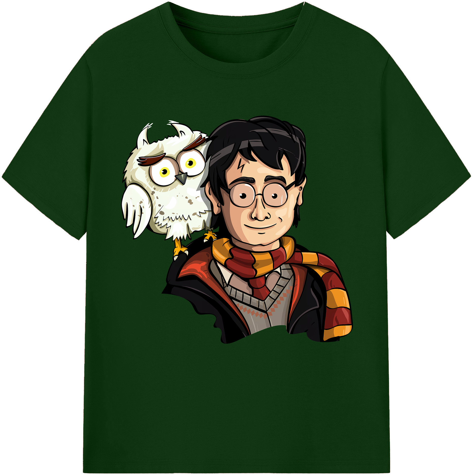 （画像用） Harry Potter ハリー・ポッターシリーズ 綿100％半袖Tシャツ（フロントプリント）